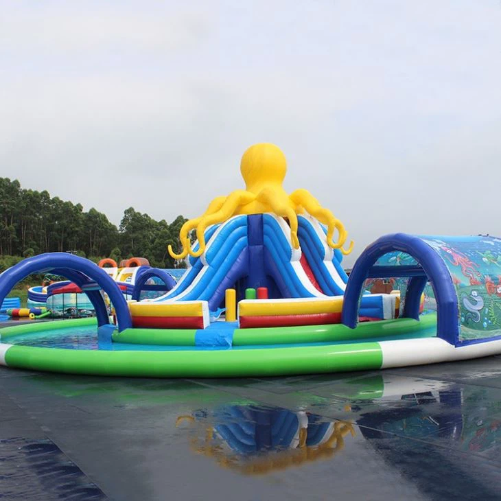 Custom Octopus Commercial Inflatable Swimming Pool
